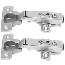 Laurey 2 in. W X 5 in. L Chrome Steel Cabinet Hinge 2 pk