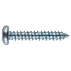 HILLMAN No. 14 Ga. X 1 in. L Phillips/Slotted Pan Head Sheet Metal Screws 100 pk