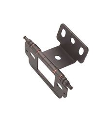 Amerock 1 in. W X 2-3/4 in. L Oil Rubbed Bronze Steel Cabinet Hinge 1 pk