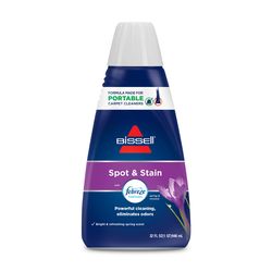 Bissell Spot & Stain with febreze Spring & Renewal Scent Carpet and Upholstery Cleaner 32 oz Liquid