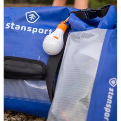 Stansport Black/Blue Waterproof Dry Bag 13.8 in. H X 11.8 in. W X 22.4 in. L 65 L 1 pk