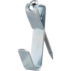 HILLMAN Zinc Silver Conventional Picture Hanger 20 lb 1 pk
