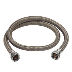 BrassCraft Speedi Plumb 3/4 in. FHT X 3/4 in. D FHT 48 in. Polymer Washing Machine Supply Line
