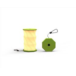 Illumates Davro products 6 in. Lime Portable Table Lamp