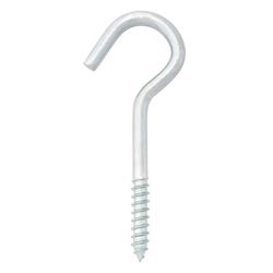 Hampton Small Steel 4.5625 in. L Ceiling Hook 160 lb 1 pk