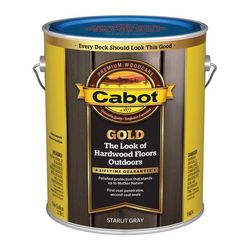 Cabot Gold Low VOC Satin Starlit Gray Deck Varnish 1 gal