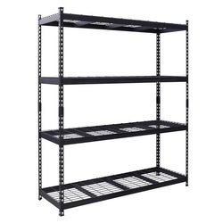 Ar Shelving HD Metal Shelf 72 in. H X 60 in. W X 20 in. D Steel 4-Tier Shelving Unit