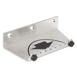 Hampton 5 in. L Silver Stainless Steel Hands-Free Door Pull