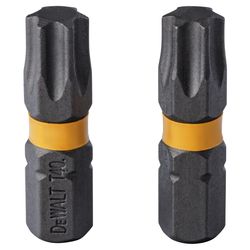 DeWalt Max Fit Torx T40 Head X 1 in. L Screwdriver Bit S2 Tool Steel 2 pk