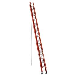 Werner 40 ft. H Fiberglass Extension Ladder Type IA 300 lb. cap. 20-40 ft.