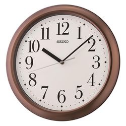 WAL CLOCK BRN 12.8X1.77