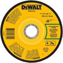 DeWalt 7 in. D X 5/8 in. X 1/4 in. thick Masonry Grinding Wheel 1 pc