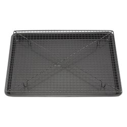 Chard Metal Drying Rack And Pan 1 lb Silver