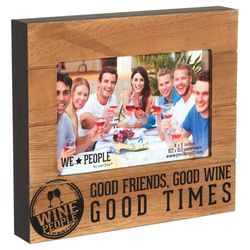 Pavilion We People Natural Black/Brown MDF Picture Frame 4 x 6 in.