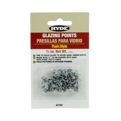 Hyde Silver Aluminum Glazing Points