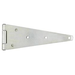 Ace 12 in. L Zinc-Plated Heavy Duty Strap Hinge 1 pk