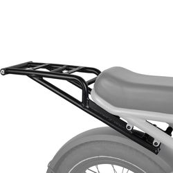Retrospec Aluminum Rear Rack 22 lb Black
