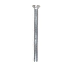 HILLMAN No. 1/4-20 Ga. X 3 in. L Phillips Flat Head Zinc-Plated Steel Machine Screws 100 pk