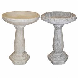 Athens Stonecasting Concrete 24 in. Bird Bath