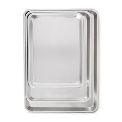 Nordic Ware Sheet Pan Set Silver 3 pc