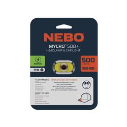 NEBO Mycro 500 lm Black LED Rechargeable Head Lamp