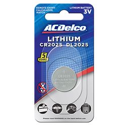 ACDelco Lithium Coin CR2025 3 V Button Cell Battery 1 pk