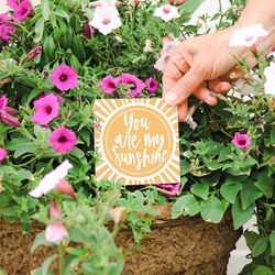 Sincere Surrounding Rust Wood/MDF 5.75 in. H X 0.5 in. L X 4 in. W Planter Stake