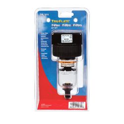 Tru-Flate Plastic Filter 3/8 in. NPT 150 psi 1 pc