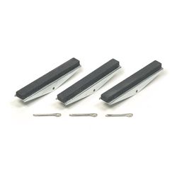 GEARWRENCH 4 in. D X 8 in. L Aluminum Oxide Cylinder Hone Stones Coarse 3 pc