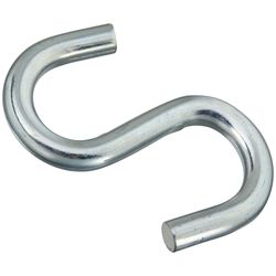 National Hardware Large Zinc-Plated Silver Steel 4 in. L Heavy Open S-Hook 240 lb 1 pk