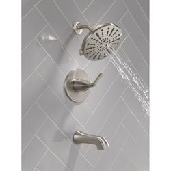 Delta Dallace 1-Handle Stainless Steel Tub and Shower Faucet