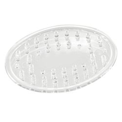 iDesign Clear Clear Silicone Bar Soap Saver