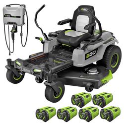 EGO POWER+ ZT5216L 52 in. 56 V Battery Zero Turn Riding Mower Kit (Battery &amp; Charger)