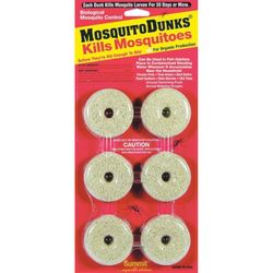 Summit Mosquito Dunks Organic Insect Repellent Solid For Mosquitoes 6 ct