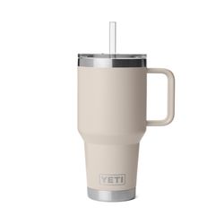 YETI Rambler 35 oz Cape Taupe BPA Free 2.0 Straw Mug