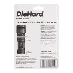 Dorcy DieHard 1500 lm Gray LED Flashlight AAA Battery