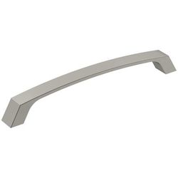 Amerock Contemporary Arch Cabinet Pull 6-5/16 in. Satin Nickel Silver 1 pk
