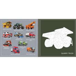 My Sticker Paintings Trucks Sticker Book
