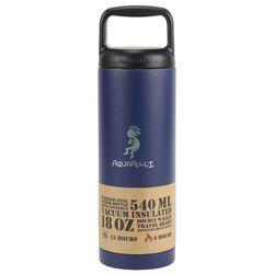 Aquapelli 18 oz Blueprint Blue BPA Free Vacuum Insulated Bottle