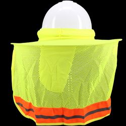PIP EZ-Cool Hard Hat Brim with Neck Shade Yellow