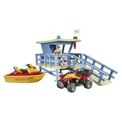 Bruder Bworld Life Guard Station Assorted