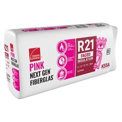 Owens Corning 23 in. W X 93 in. L X 5.5 in. 21 Kraft Faced Fiberglass Insulation Batt 89.13 sq ft