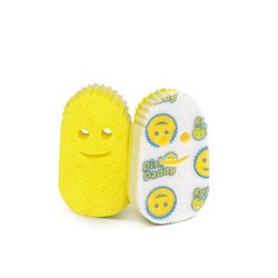 Scrub Daddy Dish Daddy Non-Scratch Dishwand Scrubber Refill For Multi-Purpose 5.8 in. L 2 pk