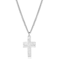 Montana Silversmiths Unisex Folds of Honor Remembrance Cross Necklace