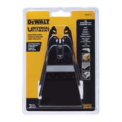 DEWALT Universal Fitment High Carbon Steel Precision Tooth Oscillating Blade Set 3 pc