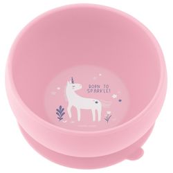 Stephen Joseph Pink Silicone Unicorn Bowl 4.75 in. D 1 pc