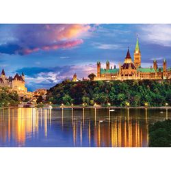 Eurographics Ottawa Parliament Hill Jigsaw Puzzle Multicolored 1000 pc