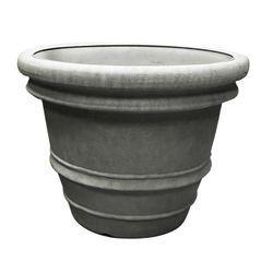 Grosfillex Resin Planter Cement