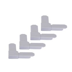 M-D Building Products Gray Plastic Frame Corners 5/16 in. H 100 pk