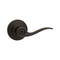 Kwikset Signature Tustin Venetian Bronze Privacy Lockset 1-3/4 in.